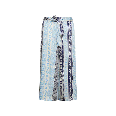 Emme Marella Pantaloni Pantalone Donna fluido con fiocco 42 P25 - EMME MARELLARISICO - 06 - 42 - Francavilla Moda